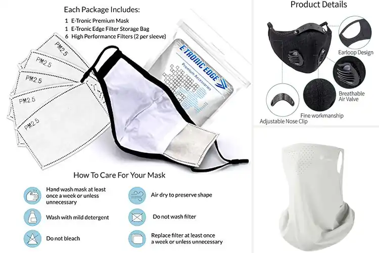 Detailed view of Best Breathable Running Masks