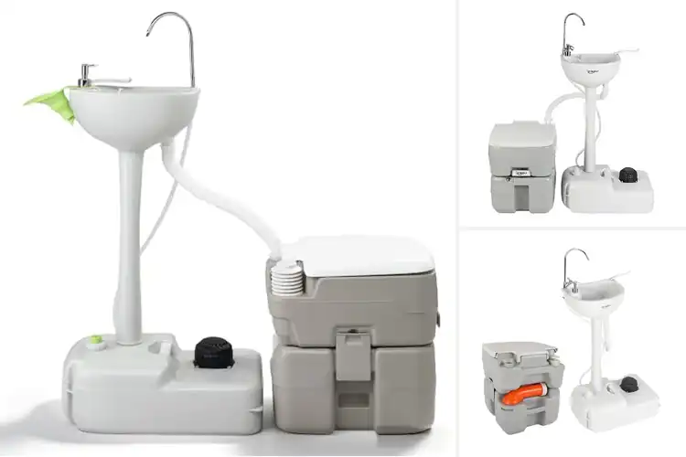 Detailed view of Best Camping Toilet Sink Combos for Easy Outdoor Comfort
