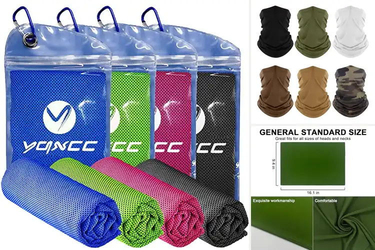 Detailed view of Best Cooling Face Bandanas
