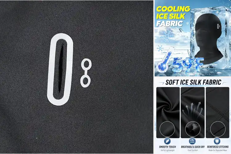Detailed view of Best Full Face Covers With Glasses Holes