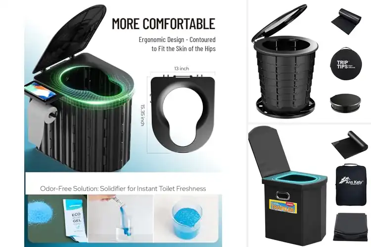 Detailed view of Best Lightweight Portable Toilets