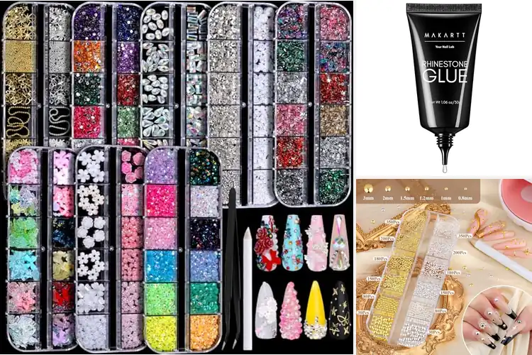 Detailed view of Best Nail Gems: Sparkle Up Your Style with Our Top Picks