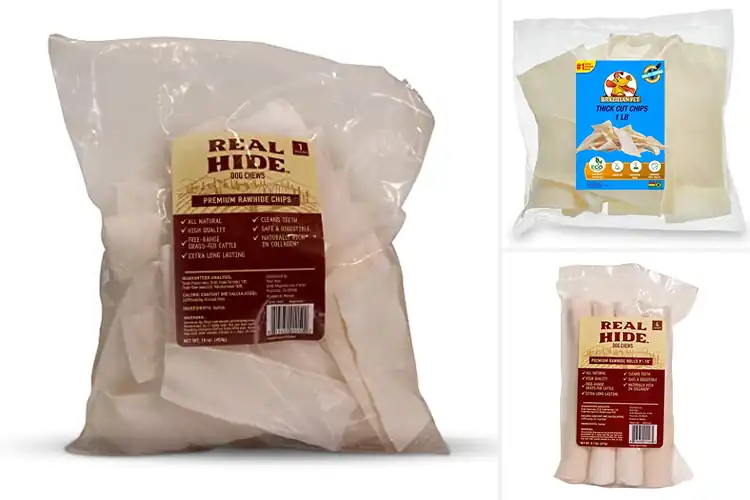 Detailed view of Best Natural Rawhide Strips