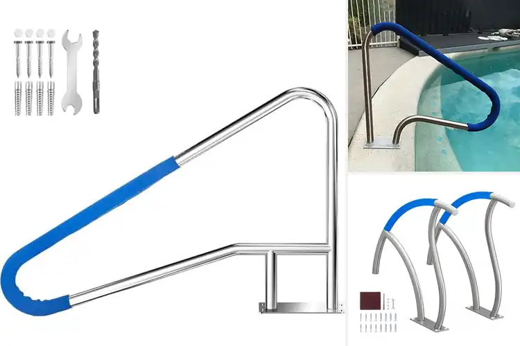 Detailed view of Best Pool Entry Handrails for Safer, Easier Access