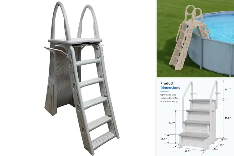 Detailed view of Best Pool Safety Steps