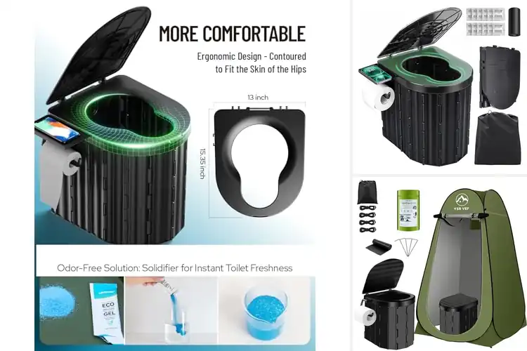 Detailed view of Best Portable Camping Toilets