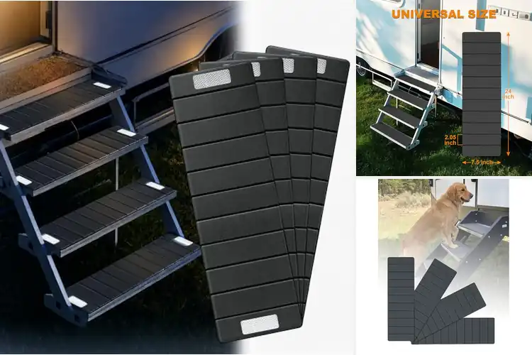 Detailed view of Best Self Adhesive Foam RV Step Covers