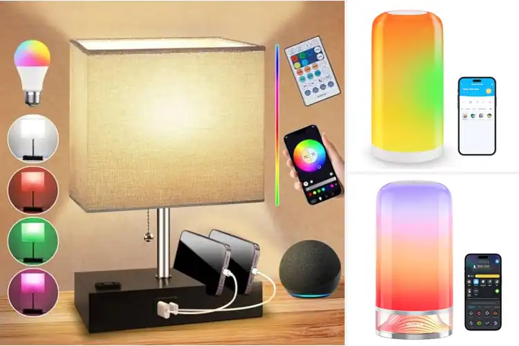 Detailed view of Best smart home compatible lamp sets