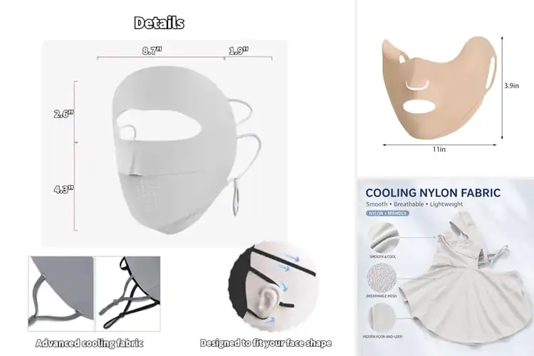 Detailed view of Best UPF 50+ Sun Protection Masks: Top 10 UV Safety Picks