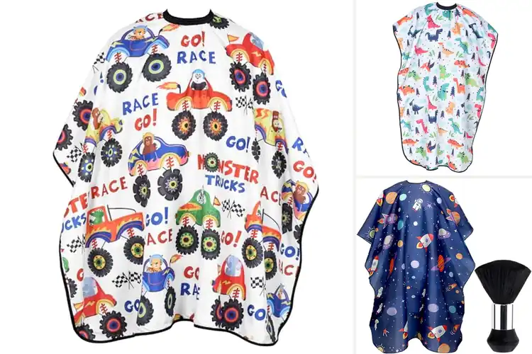 Detailed view of Best Waterproof Haircut Capes For Kids
