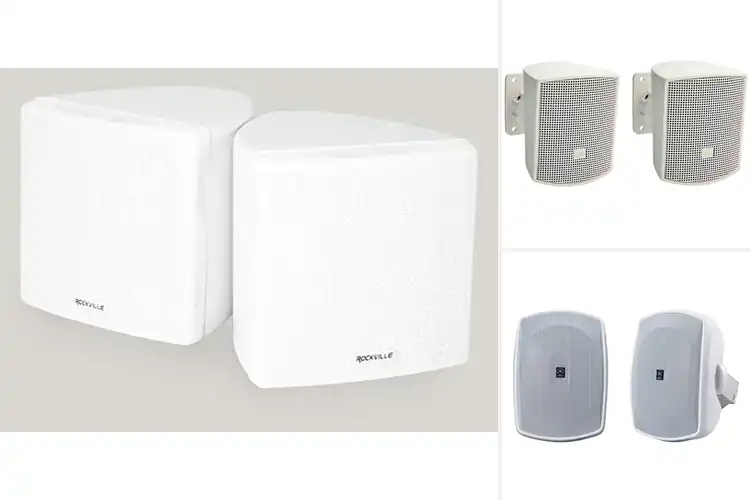 Detailed view of Best White Satellite Speakers